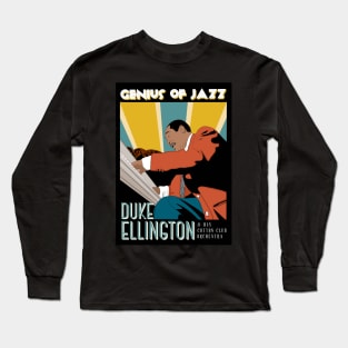 Duke Ellington Original Jazz Poster Long Sleeve T-Shirt